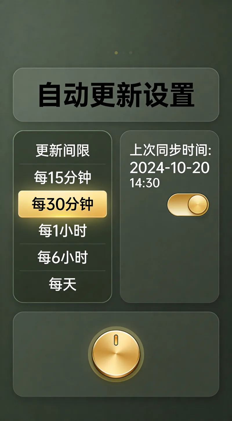 小火箭加速器订阅自动更新设置界面